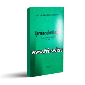 Gjurmime albanologjike - Seria e shkencave filolologjike 26-1996