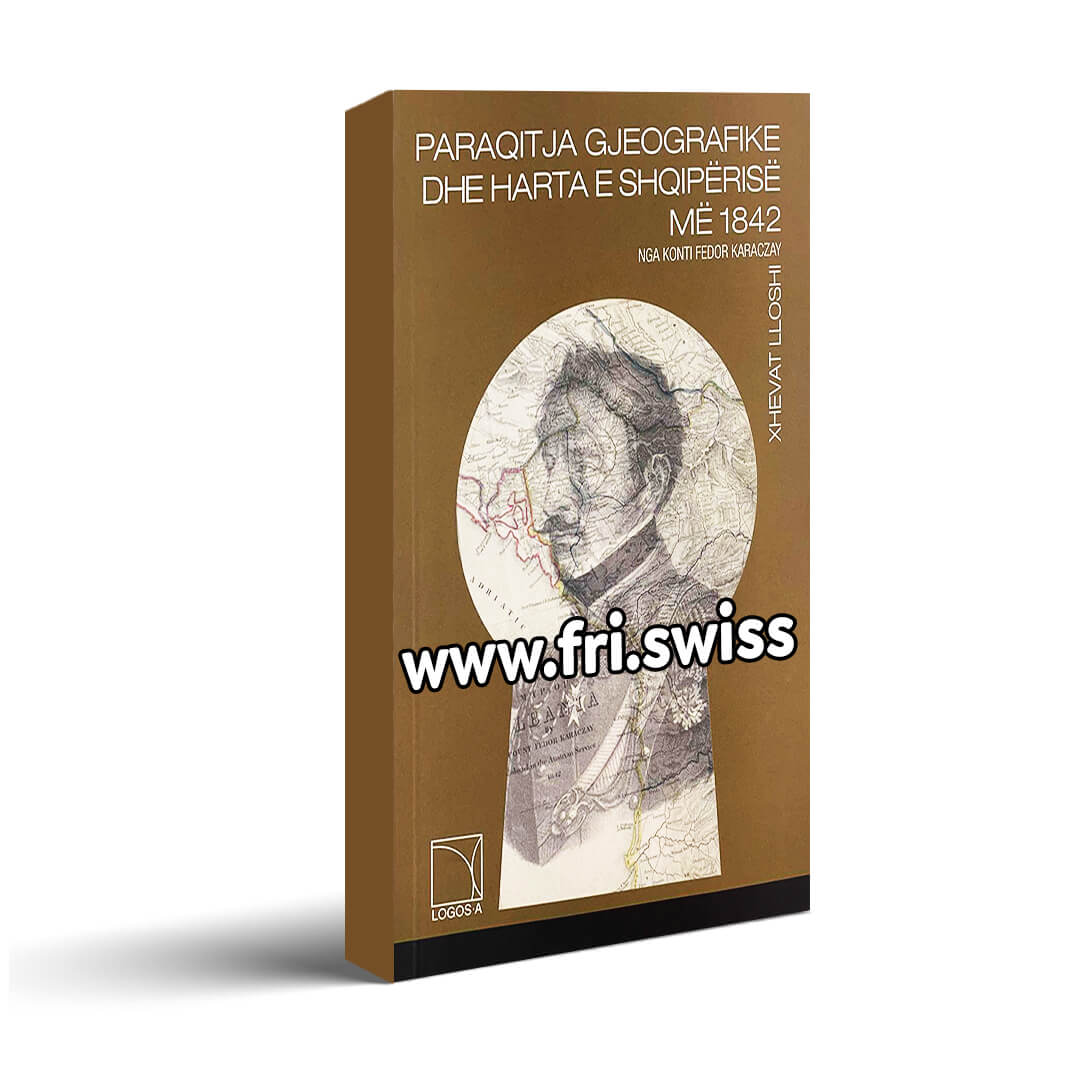 Paraqitja gjeografike dhe harta e Shqipërsië me 1842