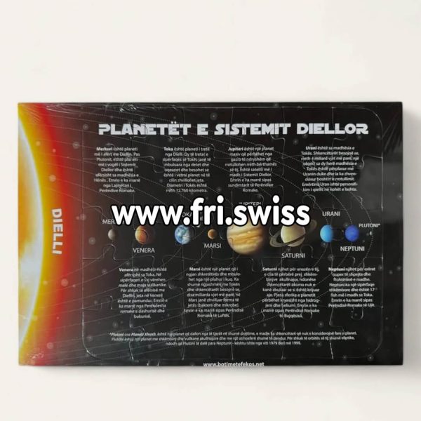 Puzzle - Planetët e sistemit diellor