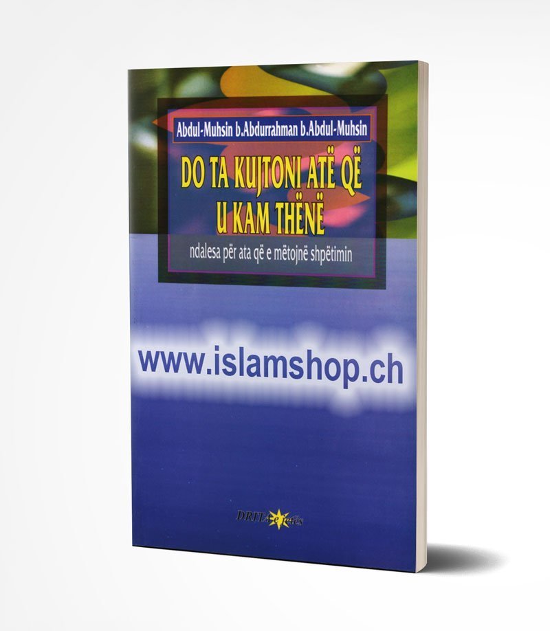 Do ta kujtoni ate qe u kam thene ndalesa per ata qe e metojne shpetimin