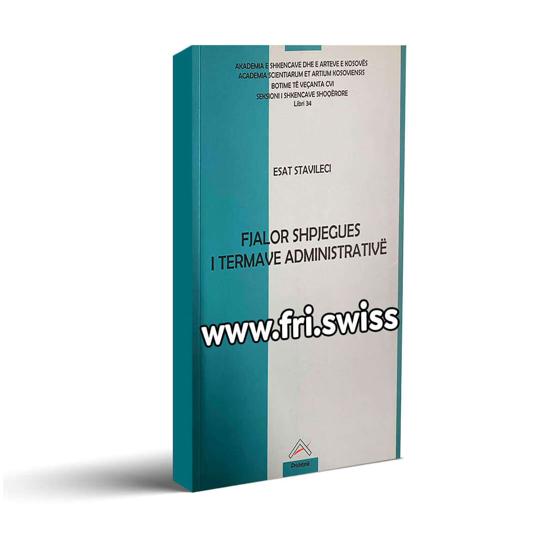 Fjalor shpjegues i termave administrative