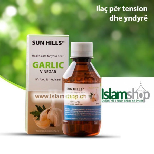 Garlic Vinegar Ilac per tension dhe yndyre 200 ml 1