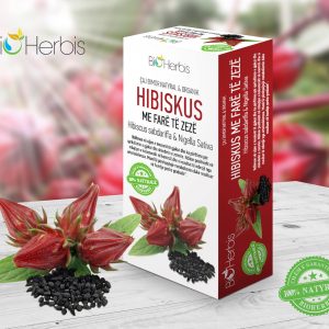 Hibiskus me Farë të Zezë - Hibiscus sabdariffa & Nigella Sativa