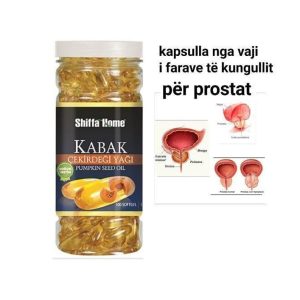 Kapsula te vajit te fares se kungullit Kabak Pumpkin Seed Oil