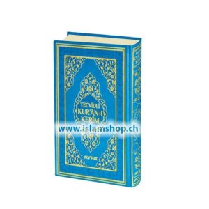 Koran Tajweed blaue farbe – Kurani me texhvid ngjyre te kaltert 1 768x810