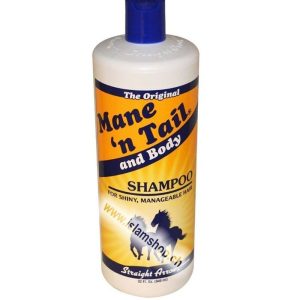 Shampon Amerikane me ekstrakte te bimes bisht kali per floke te demtuar dhe te lyer MANE N TAIL AND BODY